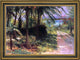 Albert Bierstadt A Tropical Landscape Framed Premium Canvas Print, 18"x27"