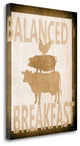 "Balanced Breakfast Two" By Alicia Soave, Giclee Print on Gallery Wrap Canvas