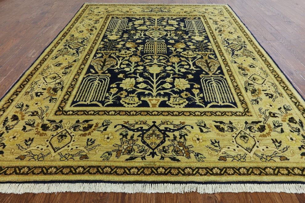 Oriental Peshawar Vase Design Area Rug 8'x10', W1977