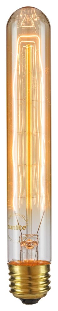 4 Pack Sunlite Smoke Filament Vintage Style Tubular Bulb, 40W, 120V, Medium Base