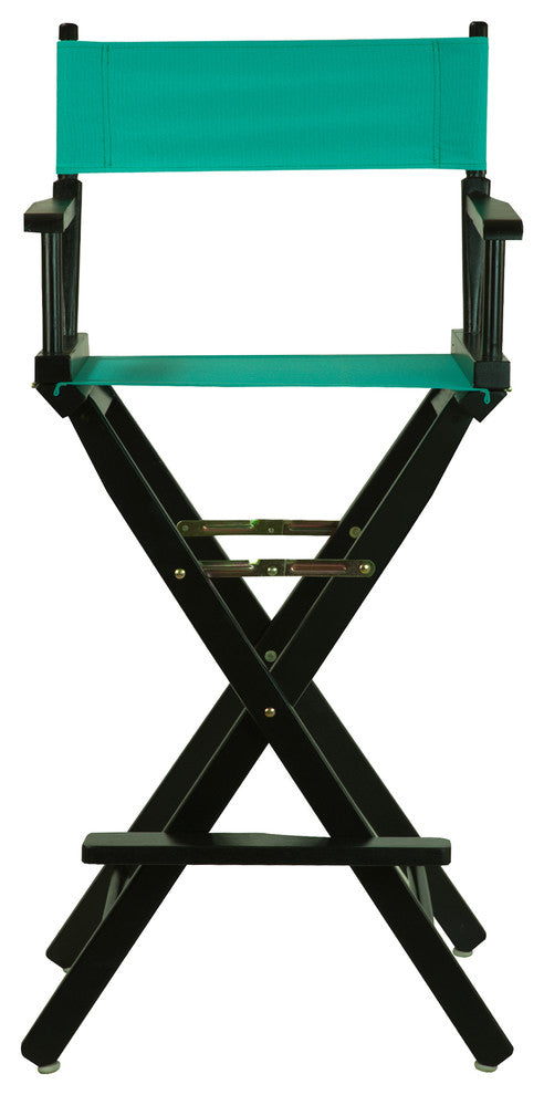 030" Director's Chair Black Frame-Teal Canvas