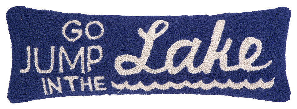 Go Jump In The Lakehook Pillow