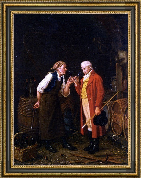 Jan David Col in The Wine Cellar Framed Premium Canvas Print, 21"x28"