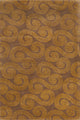 Stella Contemporary Area Rug, Brown and Gold, 8'x10'