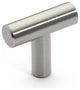 Dynasty Hardware P-1006 European Style T-Bar Pull, Satin Nickel