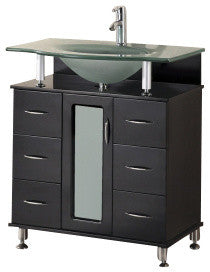 Huntington 30" Single Sink Vanity Set, Espresso