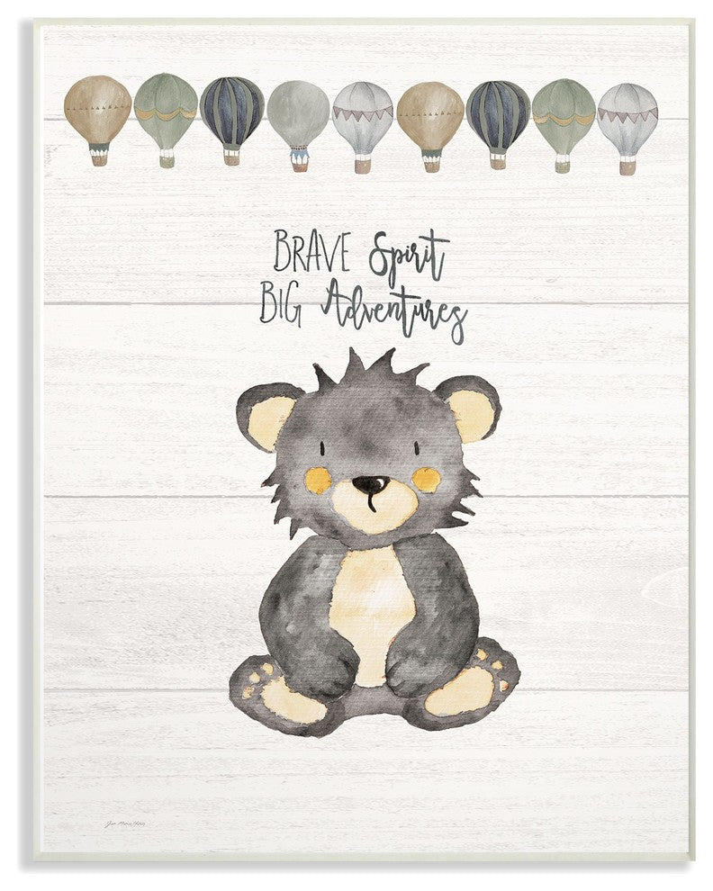 Stupell Ind. Brave Spirit Big Adventures Wall Plaque, 13x19