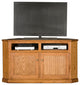 Eagle Furniture 56" Corner Entertainment Console, Lite Oak