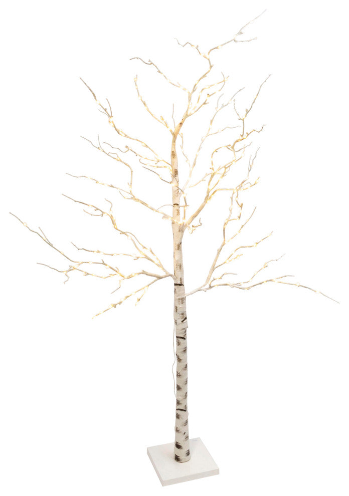 82.67" Lighted Birch Tree, 250 WW LED Lights