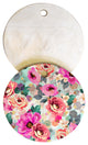 Marta Barragan Camarasa Abstract Geometrical Flowers Cutting Board, 11.5"x11.5"