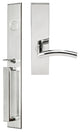 Brussels Lever, Mortise Dummy Handleset, Right Hand, Polished Stainless Steel