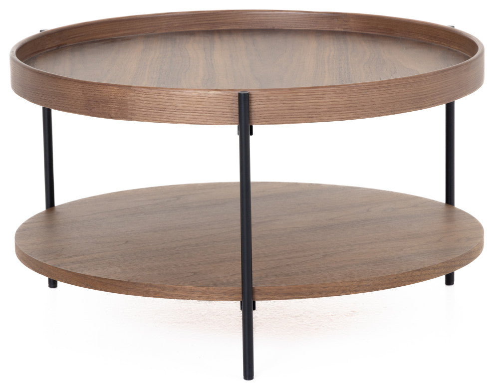 Modrest Savoy Modern Walnut Medium Coffee Table