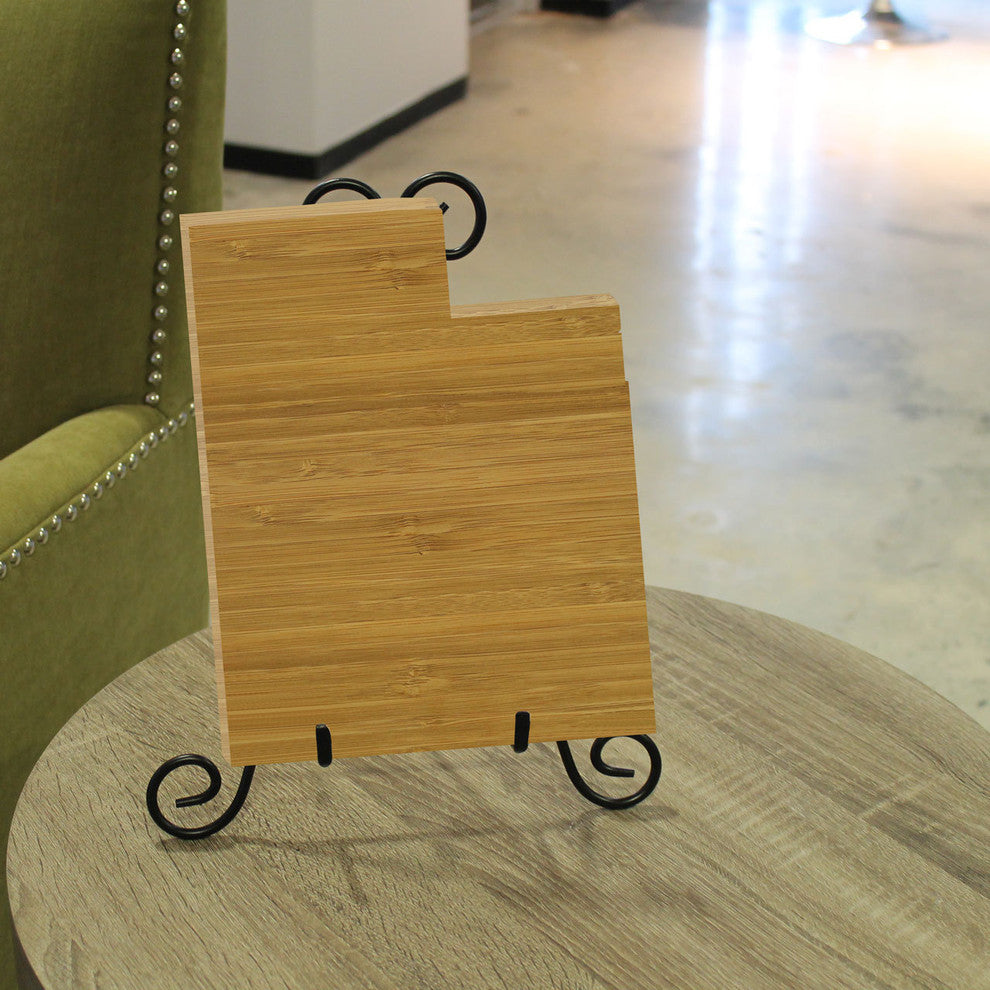 State Shaped Cutting Boards, Brown Richlite, Utah