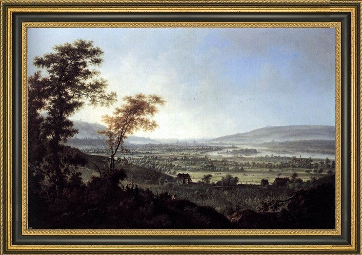 Johann Alexander Thiele View of Dresden from the Loessnitz HeightsPrint, 18"x27"
