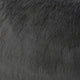 GDF Studio Elise Modern Glam Faux Fur Throw Pillow, Dark Gray, 1