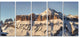 "Overcast Sky Over Italian Alps" Landscape Print Wall Artwork, 5 Panels, 60"x28"