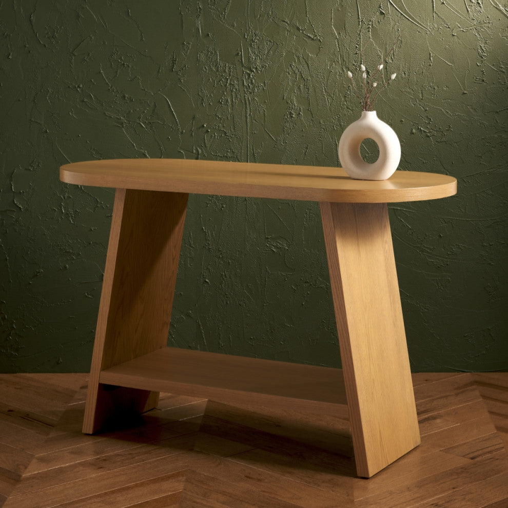 Safavieh Couture Julianna Wood Console Table, Natural