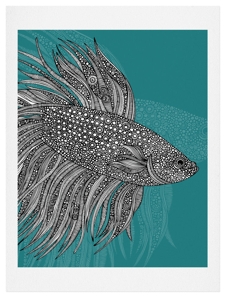 Deny Designs Valentina Ramos Beta Fish Art Print