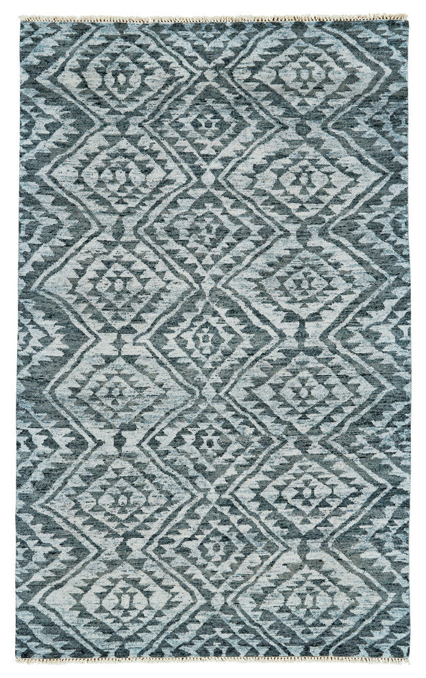 Weave & Wander Shadan Rug, Graphite, 2'x3'