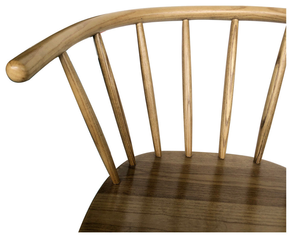 Scandinavian Norman Dining Chair - M2 - Natural