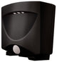 Battery-Powered Motion-Activated Outdoor Night-Light, White, Bronze