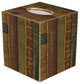 TB1543-Antique Book Spines Tissue Box Cover