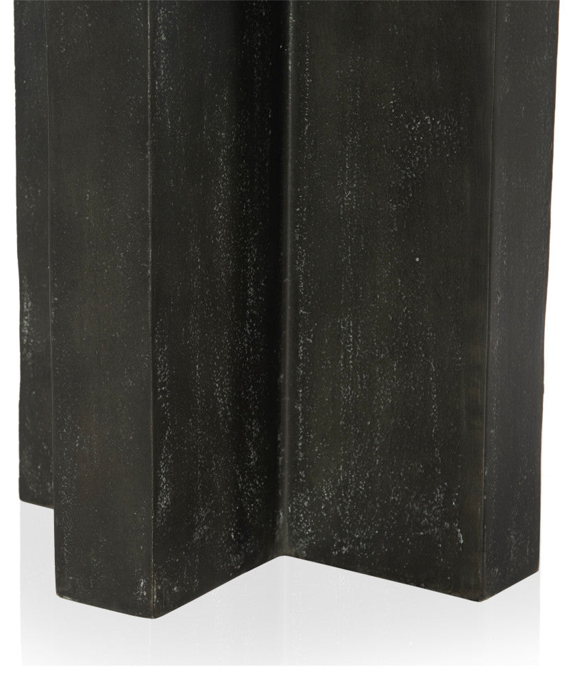 Terrell Outdoor End Table-Aged Grey