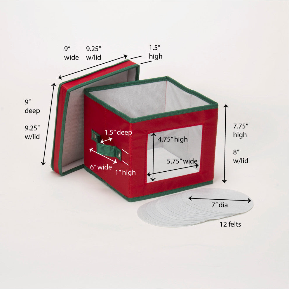 Holiday China Plate Storage Box