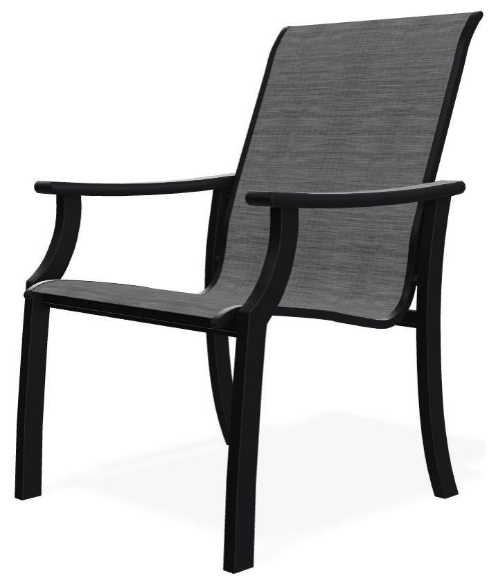 St. Catherine Sling Outdoor Armchair, Collect Charcoal/Black