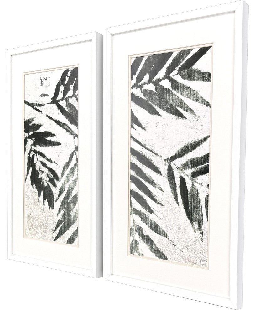 Revel Leaves Framed Art, 2-Piece Set