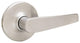 Kwikset Delta Passage Lever Lockset, Satin Chrome
