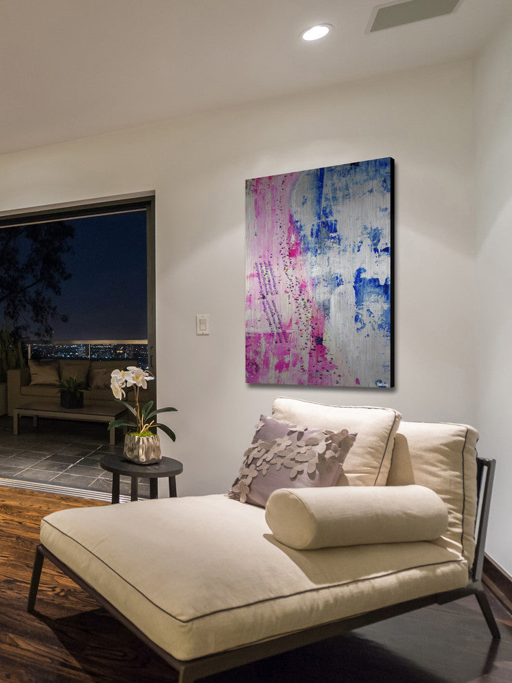 "Exhilaration" Painting Print on Brushed Aluminum, 30"x45"