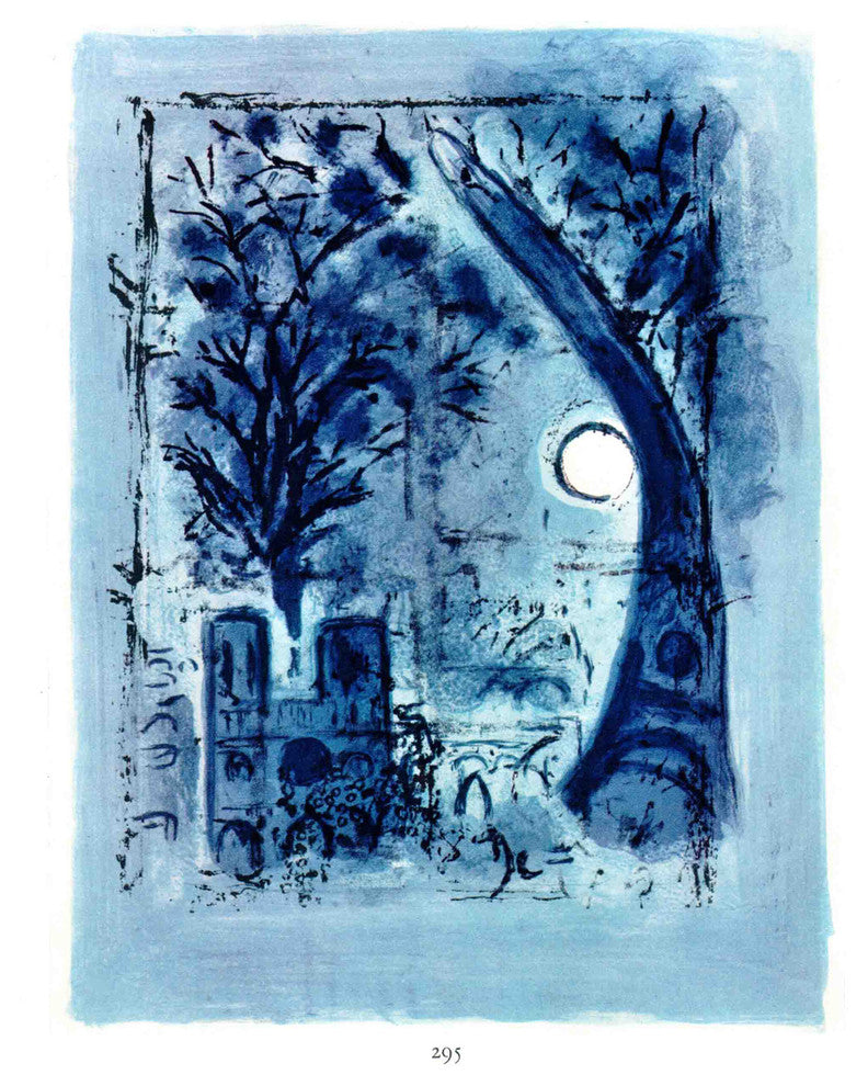 Marc Chagall, Notre-Dame et la Tour Eifel, 1963