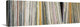 "Row Of Music Records, Germany" Canvas Art, 36"x12"x1.25"