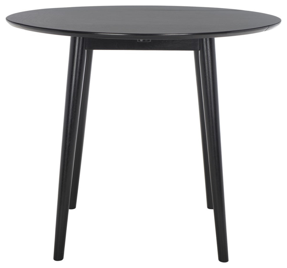 Safavieh Lovell Folding Round Dining Table, Black