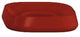 Acrylic Bathroom Accessories, Trixy, Ruby Red, Soap Dish