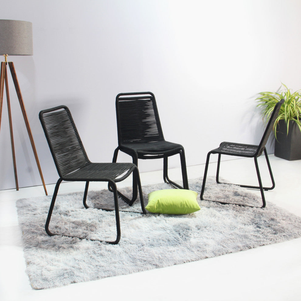 Set of 4 Neil Chair, Black