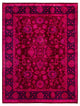Overdyed One-of-a-Kind Hand-Knotted Area Rug Purple, 8' 1" x 10' 5"