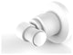 Washington Square Robe Hook, Matte White