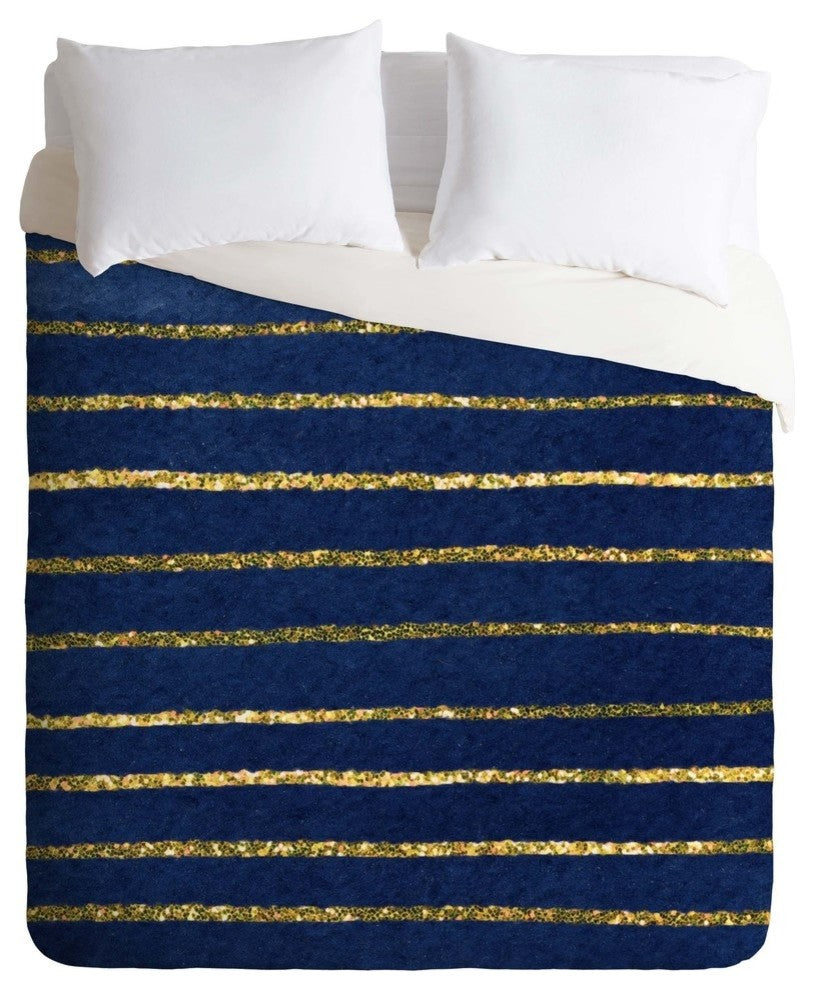 Deny Designs Social Proper Nautical Sparkle Duvet Cover - Lightweight