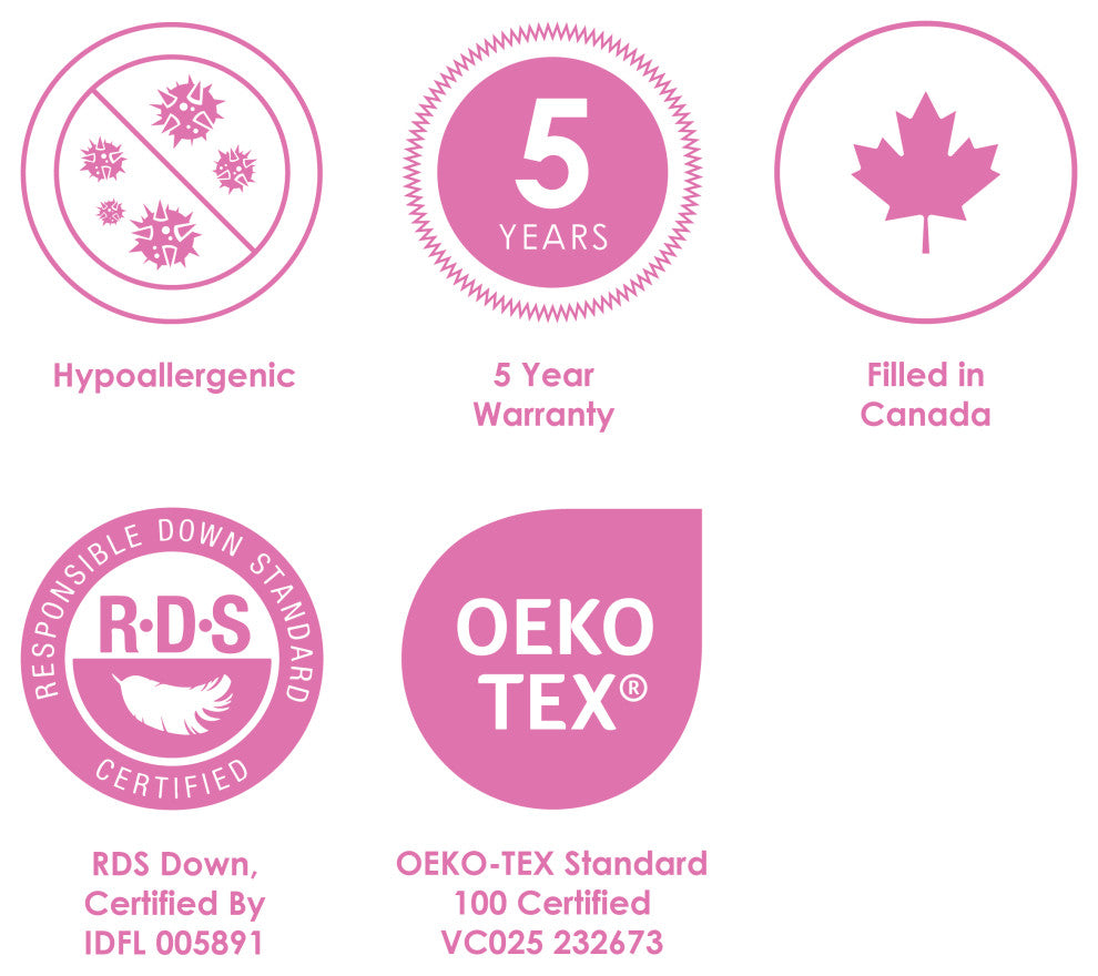 White Down Comforter, King, All Season Weight