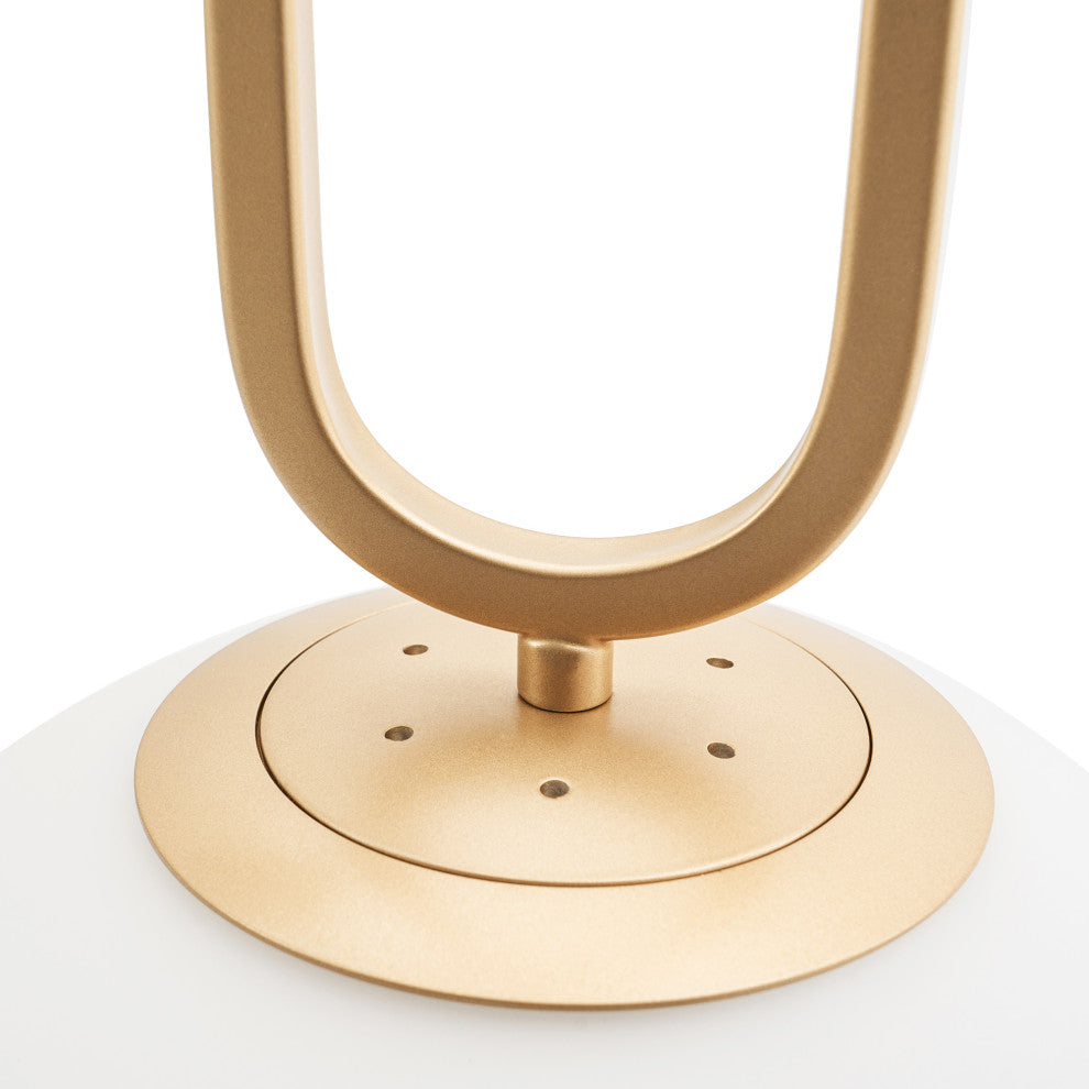 Vidalite Frosted Globe Pendant, Gold