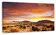 Land with Thick Clouds At Sunset, African Landscape Canvas Art Print, 32"x16"