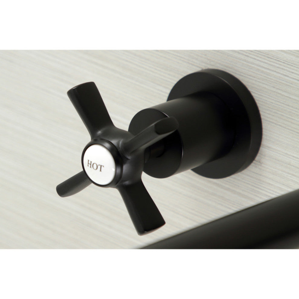 KS8050ZX Wall Mount Tub Faucet, Matte Black