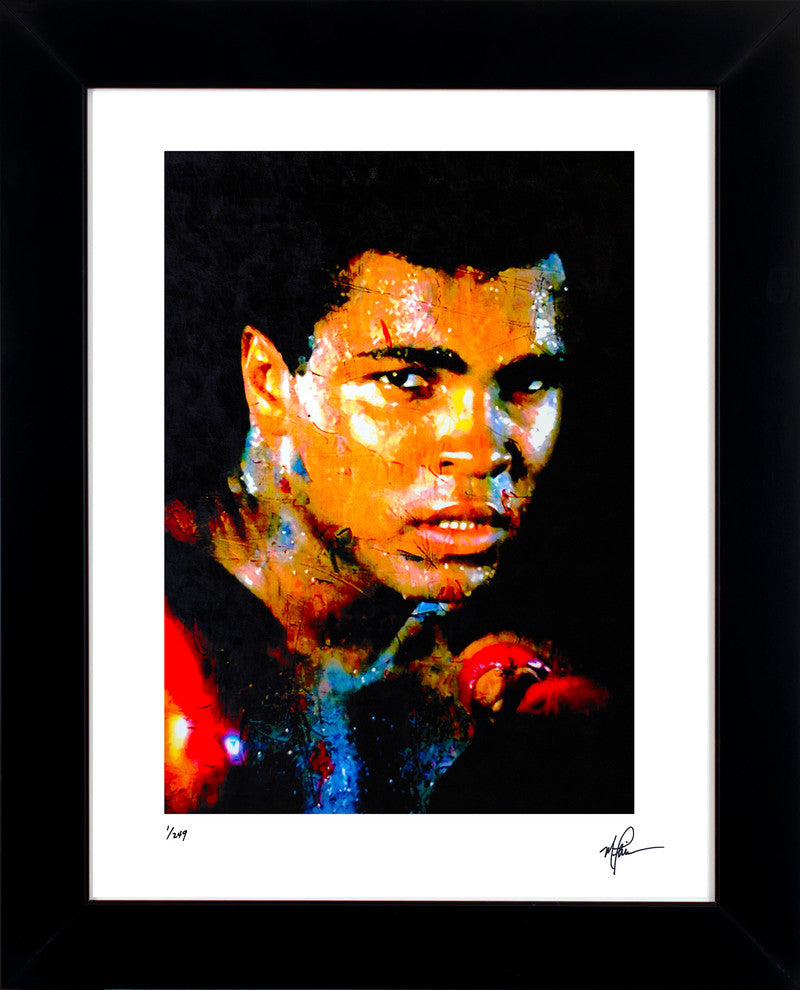 Muhammad Ali "Affirmation Realized" Signed Fine Art Print by artist Mark Lewis