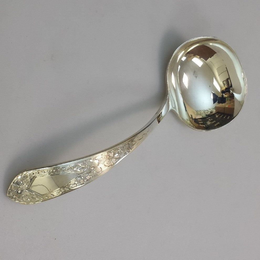 Kirk Stieff Sterling Silver Betsy Patterson Engraved Gravy Ladle