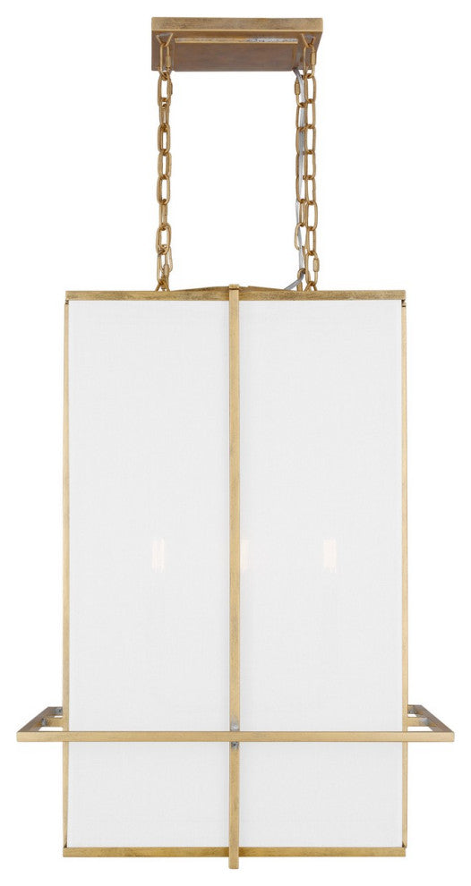 Visual Comfort Studio Dresden Four Light Chandelier, Coastal Gild