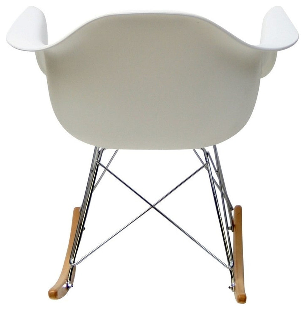 Modern Contemporary Living Room Lounge Chair White