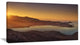 "Portoferraio Bay Beach Aerial View" Seashore Wall Art, 32"x16"