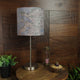 Decorative Treasure Map Brushed Nickel Accent Lamp Coastal Pirate Beach Set of